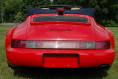 Porsche America Roadster Red 1993 Rear View