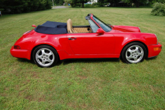 Porsche America Roadster Red 1993 Passenger Side View