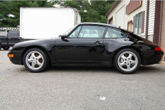 Porsche 993 C 4 Black 1996 Driver Side View