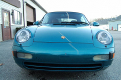 Porsche 993 Coupe Green 1996 Front View