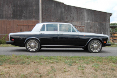 Rolls Royce Silver Shadow Silver Black 1975 Passenger Side View