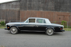 Rolls Royce Silver Shadow Silver Black 1975 Driver Side View