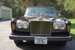 Rolls Royce Silver Shadow Burgundy 1980 Front View