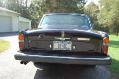 Rolls Royce Silver Shadow Burgundy 1980 Rear View