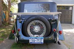 Morgan Alpine Green 1967 Rear View