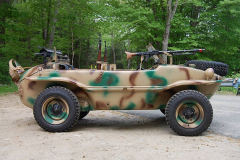 Volkswagon Schwimmwagen Camo 1943 Passenger Side View